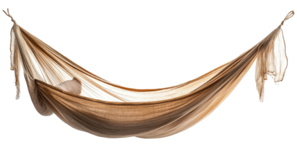  Hammock on transparent on white background