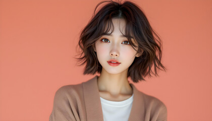 ファンタジーストーリー（ブロッサムピンクの色彩を纏った女性）