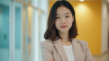 Obraz premium Young Chinese Female Marketing Executive