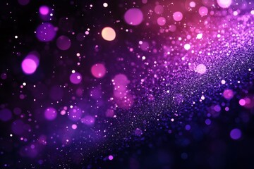 Stunning Purple Background with Sparkling Light Effects