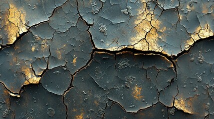 Texture of Cracked Paint Abstract background for design, aged and damaged surface