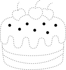 Tracing cake