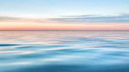 Obraz premium Serene Ocean Sunset Peaceful Waterscape