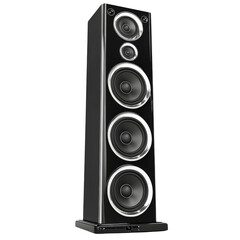 High quality floor standing speaker with multiple drivers for rich sound. Ideal for home audio systems, providing deep bass and clear highs for immersive listening experience