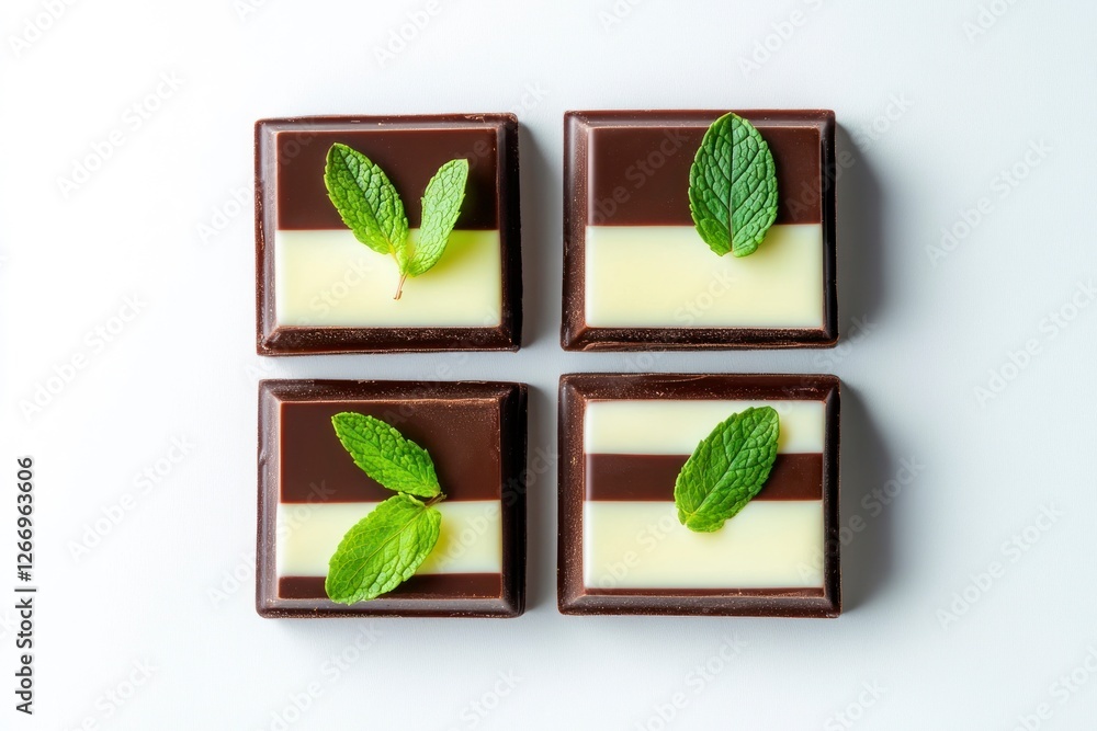 Poster the creative chocolate mint fudge slice features a top layer with alternating stripes of creamy whit