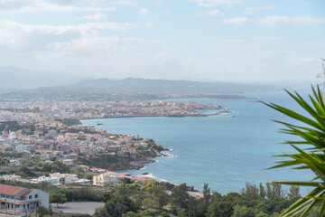 Fototapeta premium A stunning view over Chania in Crete.
