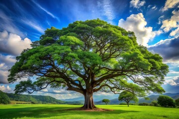 Obraz premium tree on the field