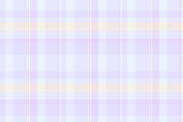 Tile textile pattern vector, individuality plaid check background. Yuletide seamless texture fabric tartan in lavender and white colors.