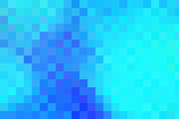 Abstract Blue Mosaic: A vibrant and dynamic mosaic of blue squares creates a mesmerizing visual effect, perfect for backgrounds, presentations, and design projects.