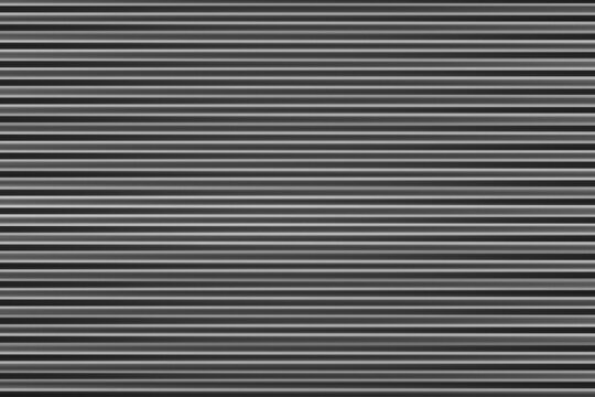 Metallic Horizontal Lines: Abstract texture of parallel horizontal lines in metallic gray, creating a sleek and modern background.  Suitable for various design projects.