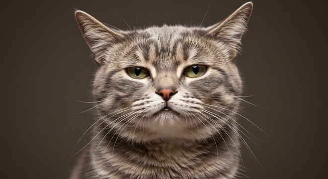Disgruntled Feline Giving Stink Eye