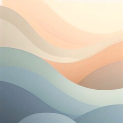 Muted color gradients with soft, smooth transitions between colors for a peaceful and calming effect