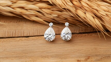 Beautifully Crafted Conflict-Free Earrings Showcasing Elegant Design