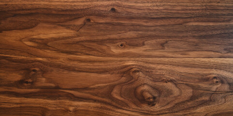 Black walnut wood texture from two boards oil finished
