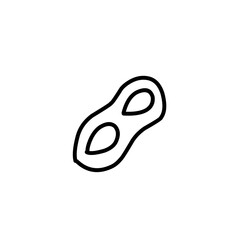 Nuts and seeds line icon