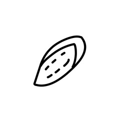 Nuts and seeds line icon