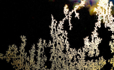 givre sur une vitre