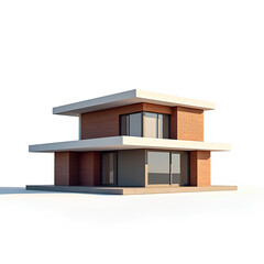 Modern house in vector style