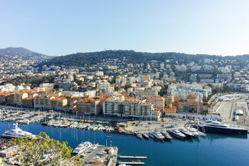 Amazing Panorama of city of  Nice, France