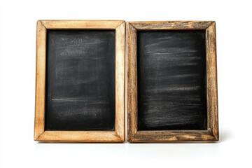 Fototapeta premium Back to school blackboard isolated on white background