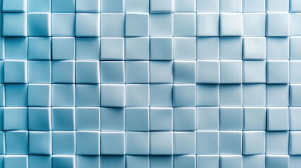 Fototapeta premium Geometric pattern design modern interior graphic art minimalist environment aerial view white squares concept