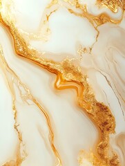 Elegant marble texture in golden tones.