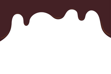 とろけるビターチョコのイラスト