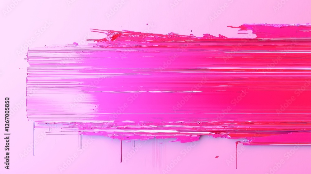 Aufkleber glitched canvas art, a vibrant blend of colors and abstract forms, showcasing a unique distortion th