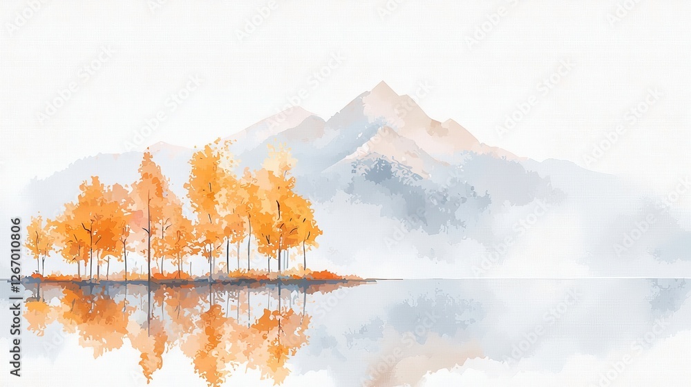 Poster vibrant aquatic pixel art, a captivating blend of watercolor techniques and pixel aesthetics, mergin