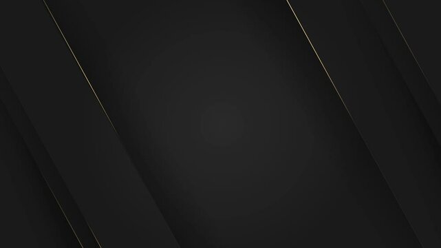 Abstract black gold ,Luxury abstract background with golden lines on dark background