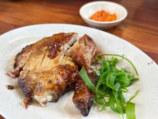 grilled chicken wings - chicken katsu for luch