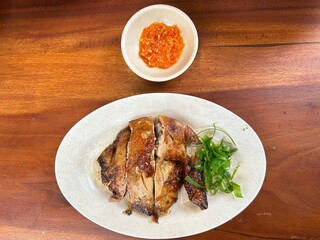 grilled chicken wings - chicken katsu for luch