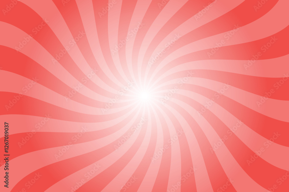 Aufkleber Abstract orange background with rays retro starburst rays. Tart orange sunburst background vector illustration pattern beam rays. Spiral radial striped backdrop. Vector illustration.