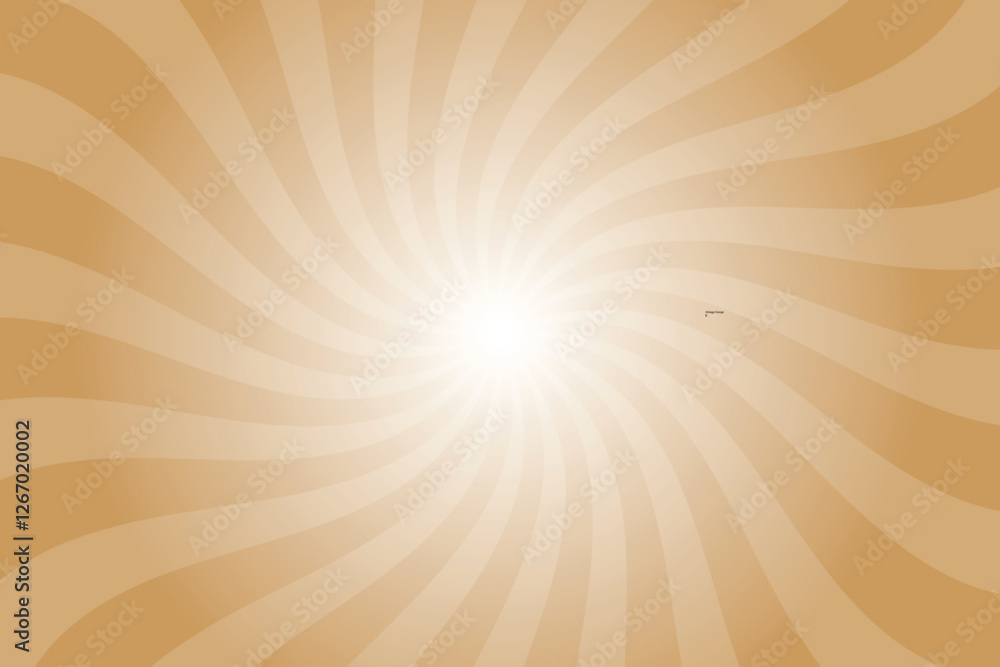 Poster abstract orange background with rays retro starburst rays. vintage orange sunburst background vector