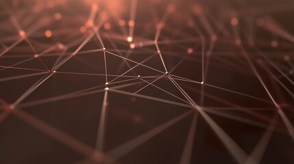 Glowing Network Lines
