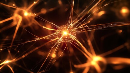 Glowing Interconnected Network
