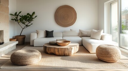 Modern Rustic Living Room Design
