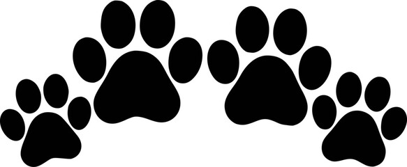 Paw Print SVG, Dxf, Jpg, Png files