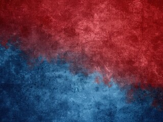 Obraz premium Abstract blue and red grunge texture background for graphic design and web development