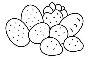 Potato Cooking Tips for Perfect Results Every Time Line Art