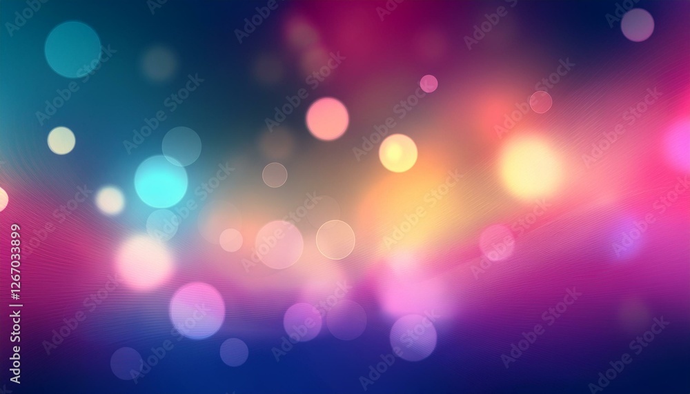 Poster abstract blurred light element that can be used for cover decoration bokeh background. generated ima