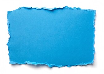 Obraz premium Blue paper with torn edges texture for using as text box.png 