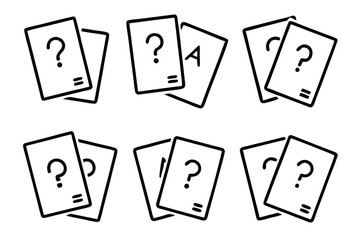 Question and Answer Sessions for Effective Learning Line Art