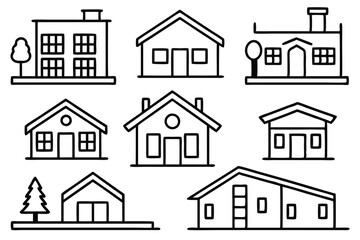 Real Estate Simpl Essential Insights for Real Estate Investors Line Art