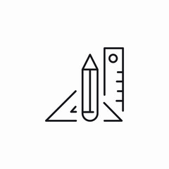 geometry class icon sign vector