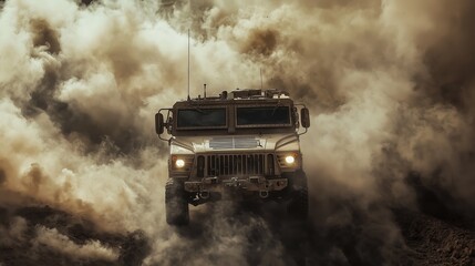 Fototapeta premium Rim Lighting Enhancing the Urgency of Military Rescues