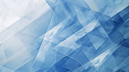 A blue background with a lot of triangles