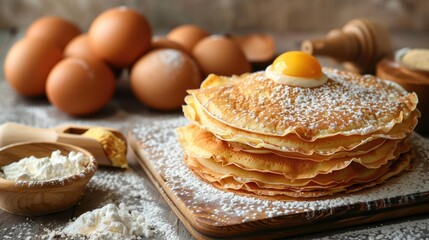 Culinary tradition: Fat Tuesday delights with flavors, marking final feast before Lent, known as Pancake Day, celebrating delicious treats, gastronomic heritage, spirit of seasonal festivity .