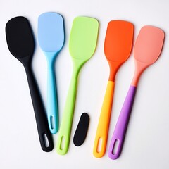 colorful wooden spoons