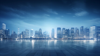 Skyline at night